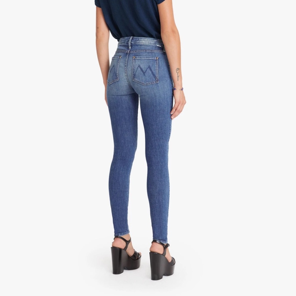 MOTHER Denim sz 28 The Patch XYZ Looker Skinny Jeans in Wild Game High Rise